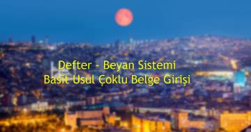 Defter beyan mükellef ekleme Defter beyan mükellef ekleme