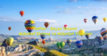 Defter beyan mükellef ekleme Defter beyan mükellef ekleme